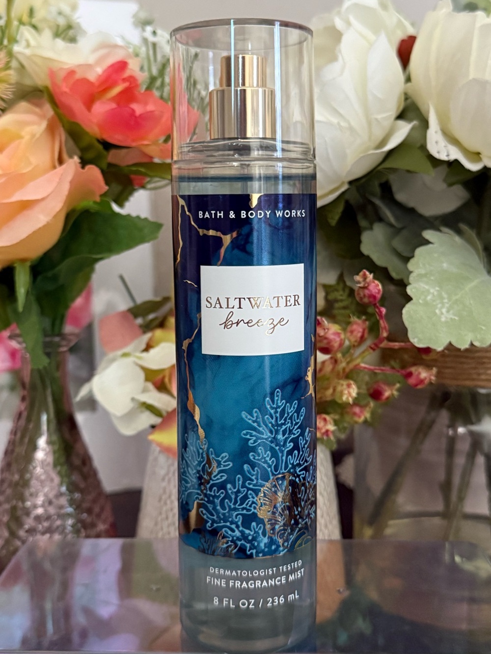 🆕🌊 BATH & BODY WORKS “SALTWATER BREEZE” FINE FRAGRANCE MIST. BRAND NEW.